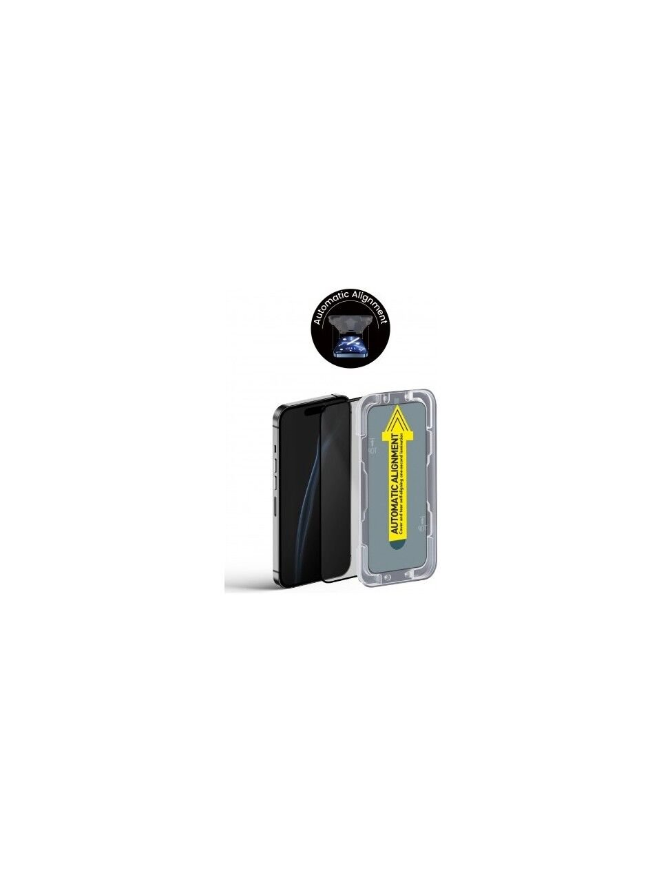 Wrapsol iPhone 14 Pro Kırılmaz Cam Tam Kaplayan Ekran Koruyucu Kolay Kurulum Aparatlı