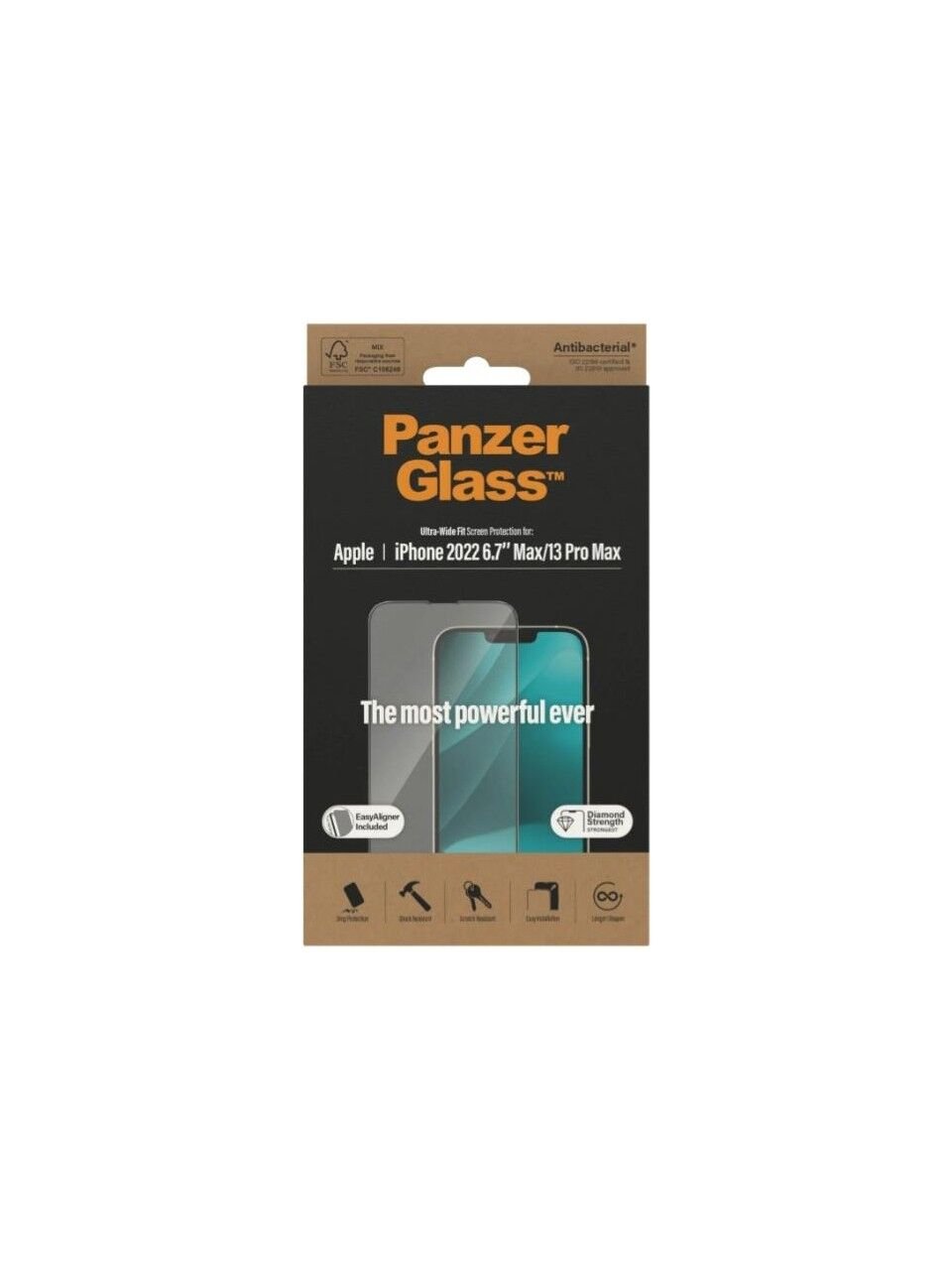 Panzer Apple iPhone 14 Plus/13 Pro Max Uwf Antibakteriyel Ekran Koruyucu