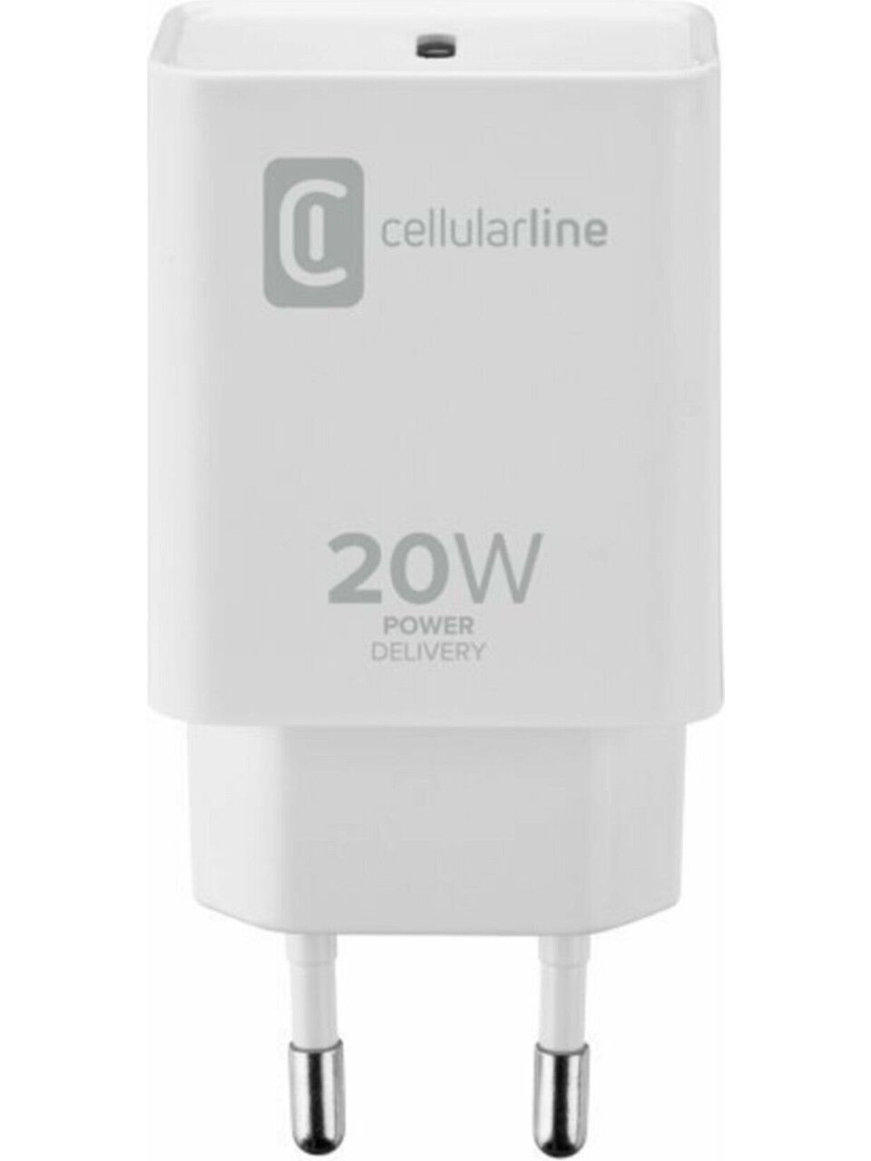 Cellularline 20W Usb-C Güç Adaptörü Beyaz