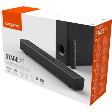 Creative Stage V2 2.1 160W Kablosuz Bluetooth 5.3- Soundbar Ev Sinema ve Ses Sistemi