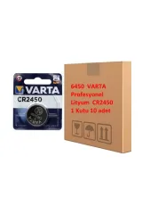 Varta  CR2450 Lıthıum 3V Pil 10'lu
