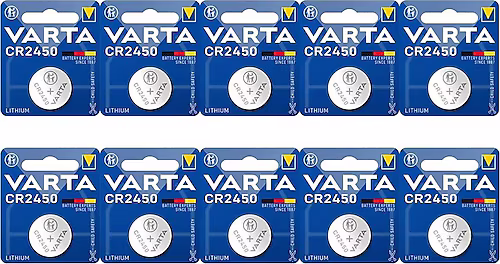 Varta  CR2450 Lıthıum 3V Pil 10'lu