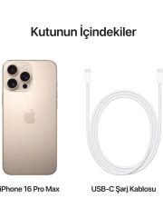 Apple iPhone 16 Pro Max 256GB Çöl Titanyum