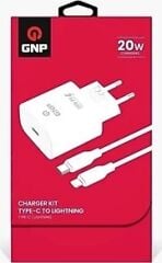 GNP Genpa 20W Adaptör Seti Type-C to Lightning Data Kablosu Ve Şarj Cihazı