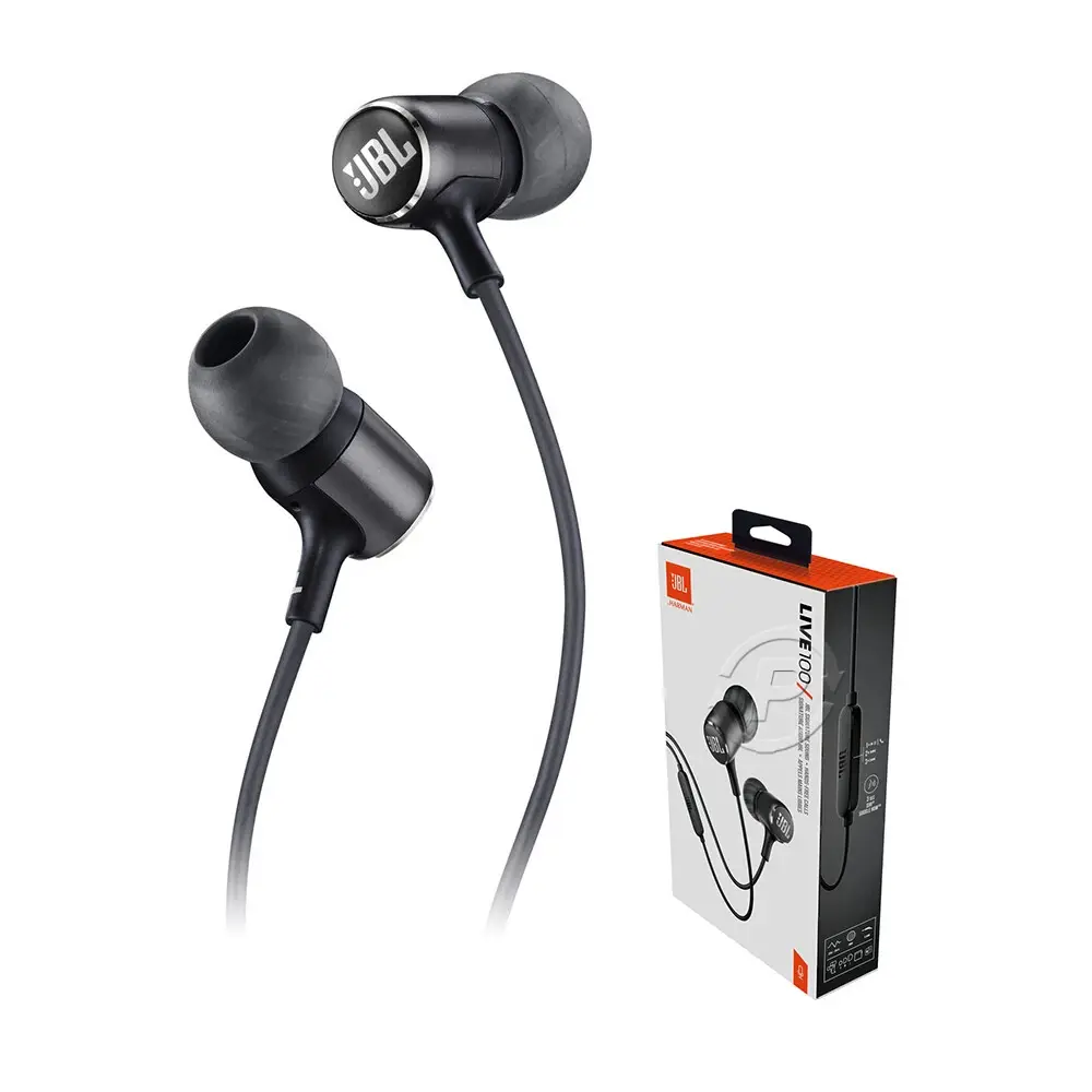 Orijinal JBL LIVE 100 Kulak İçi Kulaklık Signature Sound Eller Serbest Kulaklık Siyah