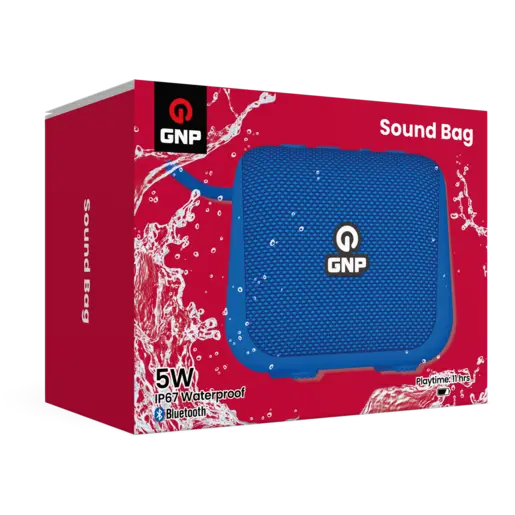 Genpa Sound Bag Bluetooth Hoparlör Mavi
