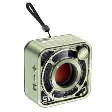 T&G DW12 Taşınabilir Mini Kablosuz Bluetooth Hoparlör Şeffaf Subwoofer Destekli TF Kart (Yeşil)