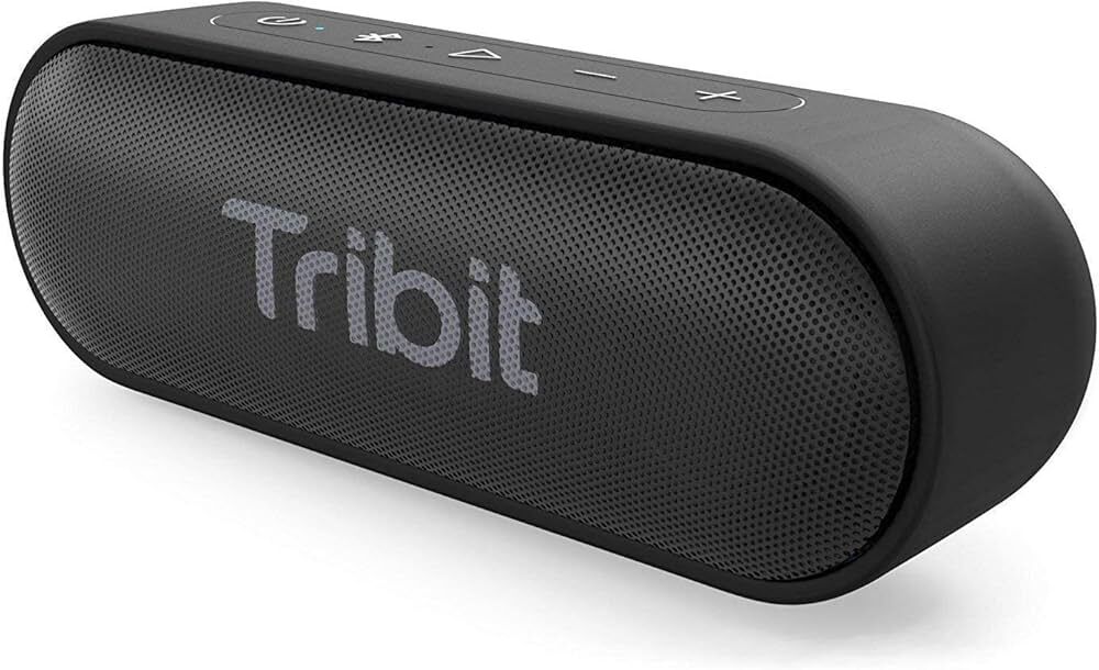 Tribit Bluetooth hoparlör, XSound Go hoparlör, 16 W yüksek sesli ve derin baslı, 24 saat çalma süresi, IPX7 su geçirmez, Bluetooth 5.0 TWS eşleştirme