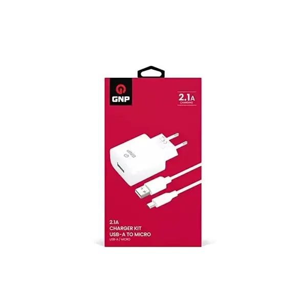 Genpa 2.1A USB-A - Micro USB Beyaz Şarj Aleti