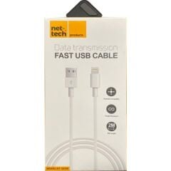 Nettech NT-DC09 2.4A Plastik 200 cm Lightning Data Kablo