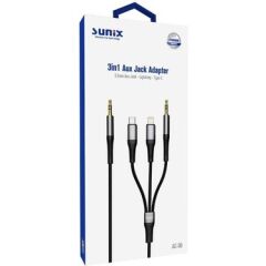 Sunix Ac-08 3in1 Aux Jack Adaptör