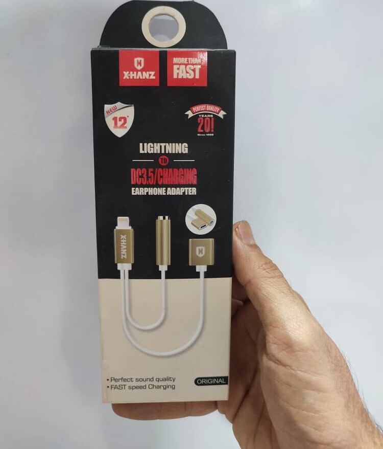 Lightning 3.5 mm Kulaklık ve Şarj Dönüştürücü